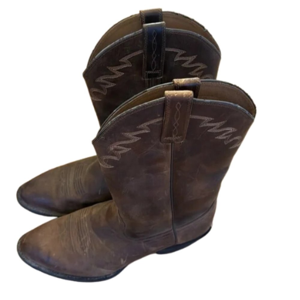 Ariat Brown Leather Cowboy Boots